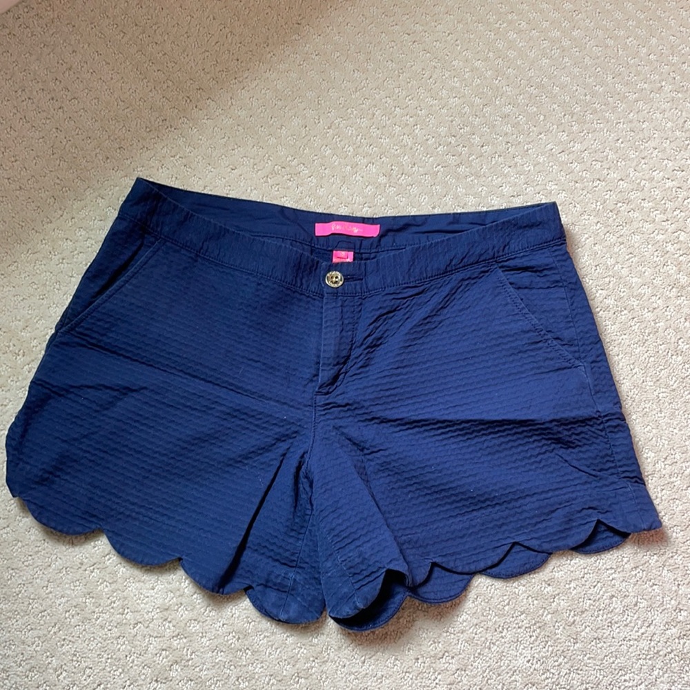 Lilly Pulitzer Navy Buttercup Shorts